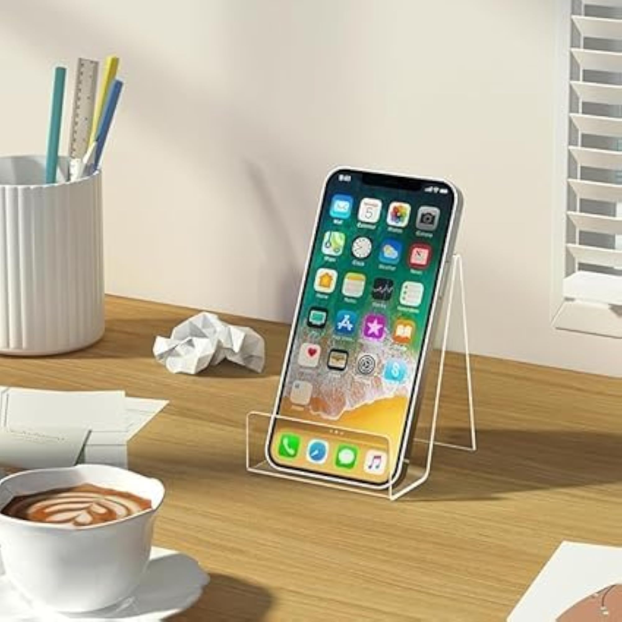 Clear Acrylic Book Display Stand Holder